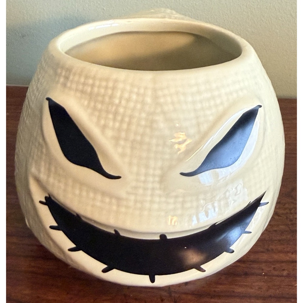 Disney Nightmsre Before Christmas Oogie Boogie 3D Ceramic Coffee Mug Cup EUC